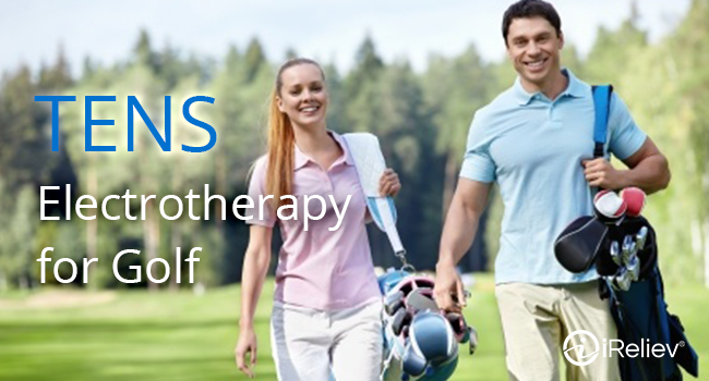 Ease golf-related pain using electrotherapy