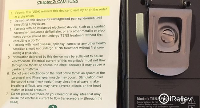 Controversy surrounding prescription strength TENS Units