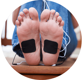 TENS Therapy Electrode placement for foot pain