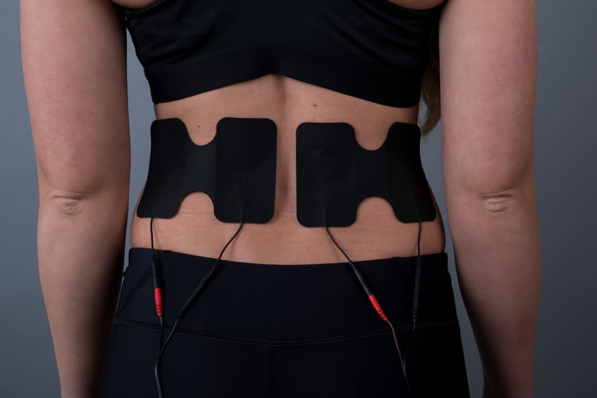 EMS in use on Lower back