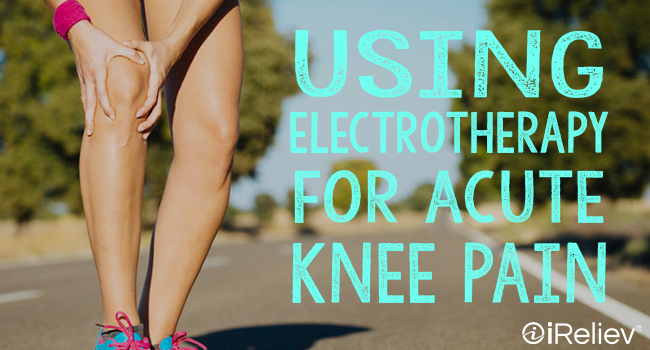 using electrotherapy for acute knee pain